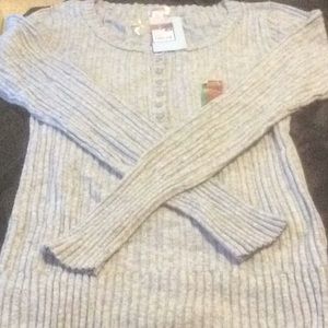 Mossimo thin long sleeve Henley sweater